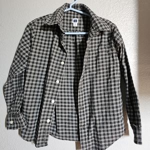 Janie and Jack brushed twill shirt